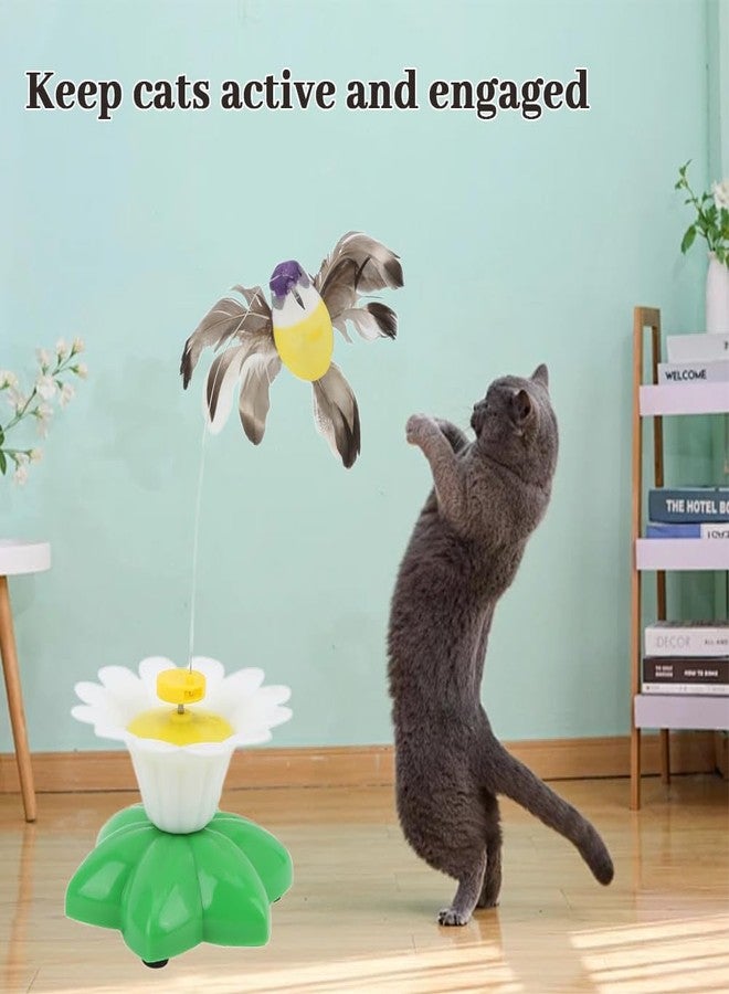 Glomora Flying Bird Cat Toy, Flying Bird Cat Toys for Indoor Cats with A Fastening Tape, 360 Degree Rotatable for All Breeds Cat - Image 4